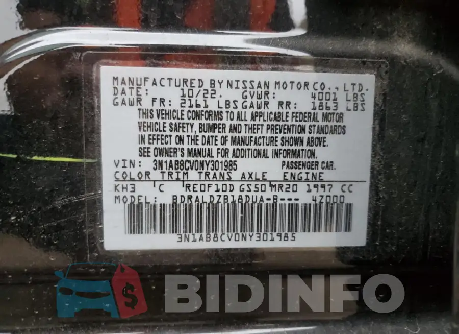 3N1AB8CV0NY301985 Photo# 12
