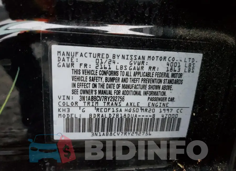 3N1AB8CV7RY292756 Photo# 13