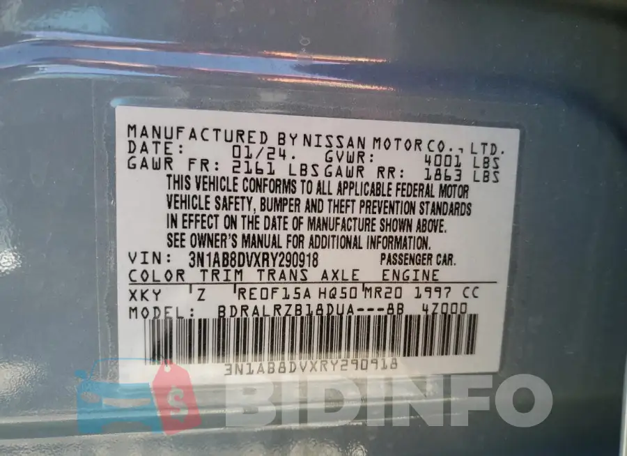 3N1AB8DVXRY290918 Photo# 12