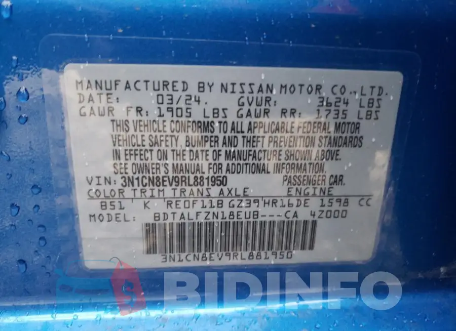 3N1CN8EV9RL881950 Photo# 12