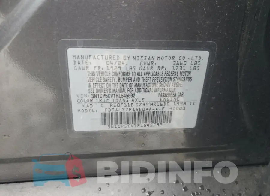 3N1CP5CV1RL545592 Photo# 13