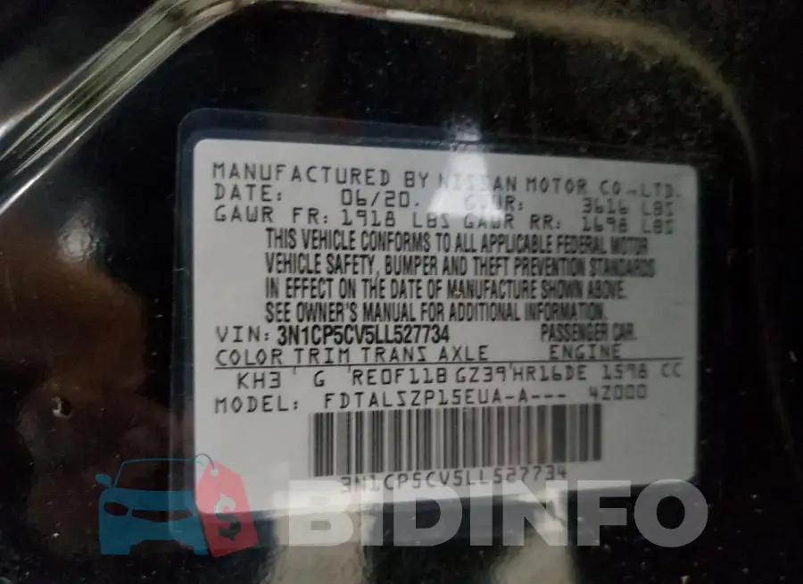 3N1CP5CV5LL527734 Photo# 12