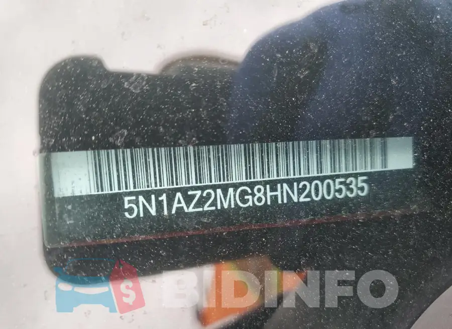 5N1AZ2MG8HN200535 Photo# 13