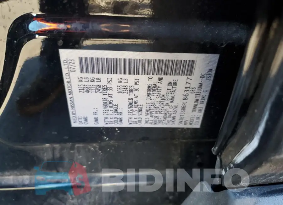 5N1BT3BB6PC863177 Photo# 13