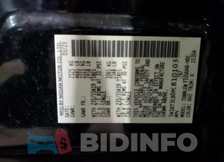 5N1BT3CB0PC810103 Photo# 13