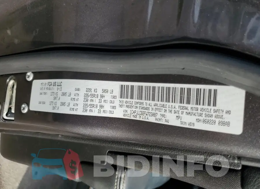 1C4PJLCB2FW723087 Photo# 12