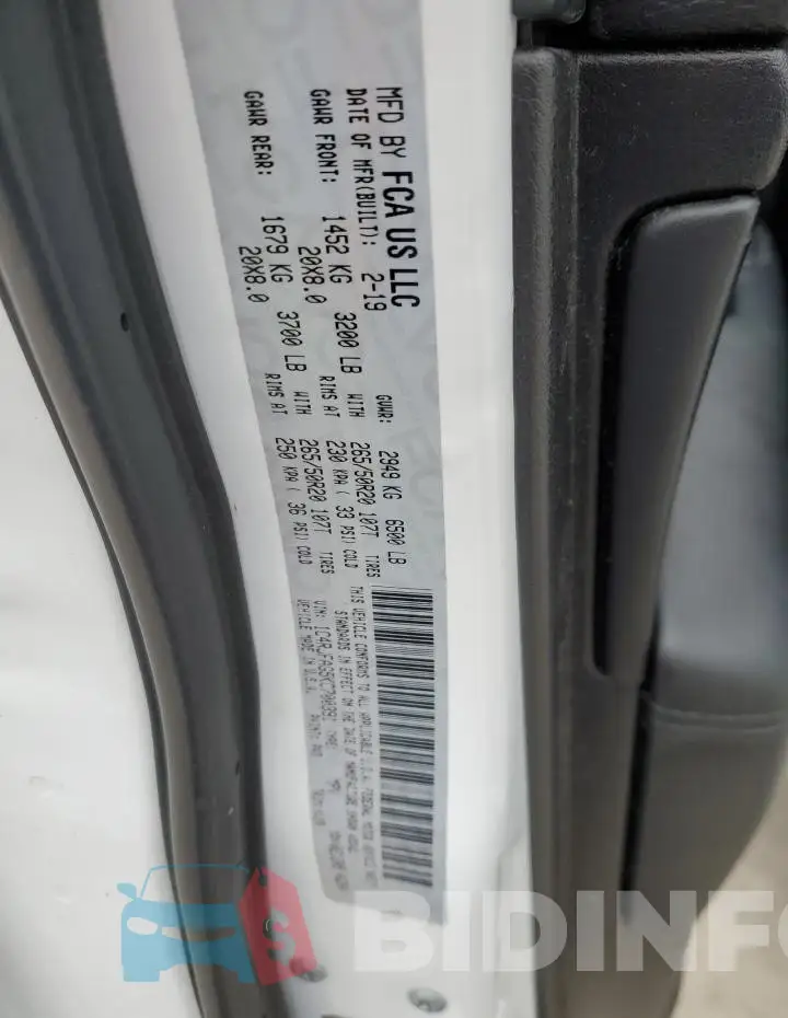 1C4RJFAG5KC700391 Photo# 13