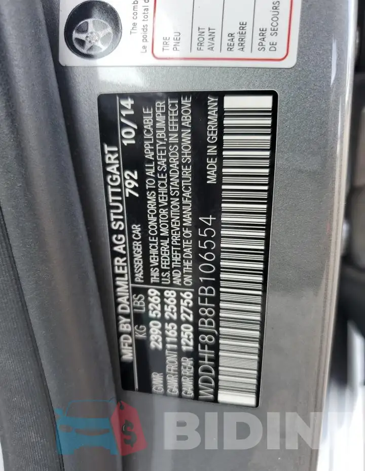 WDDHF8JB8FB106554 Photo# 12