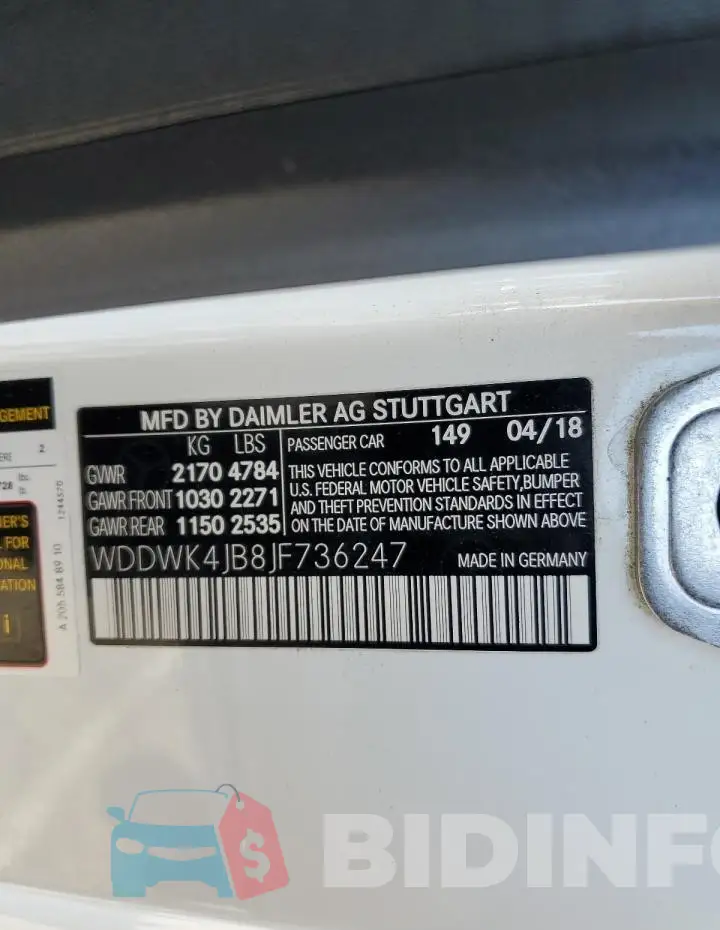 WDDWK4JB8JF736247 Photo# 13
