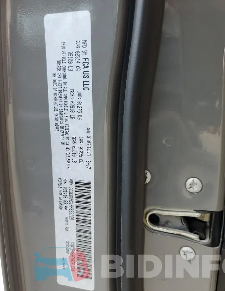 2C3CDXHG1HH655128 Photo# 12