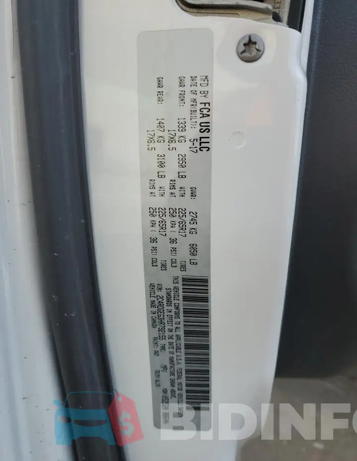 2C4RDGEG3HR792155 Photo# 14