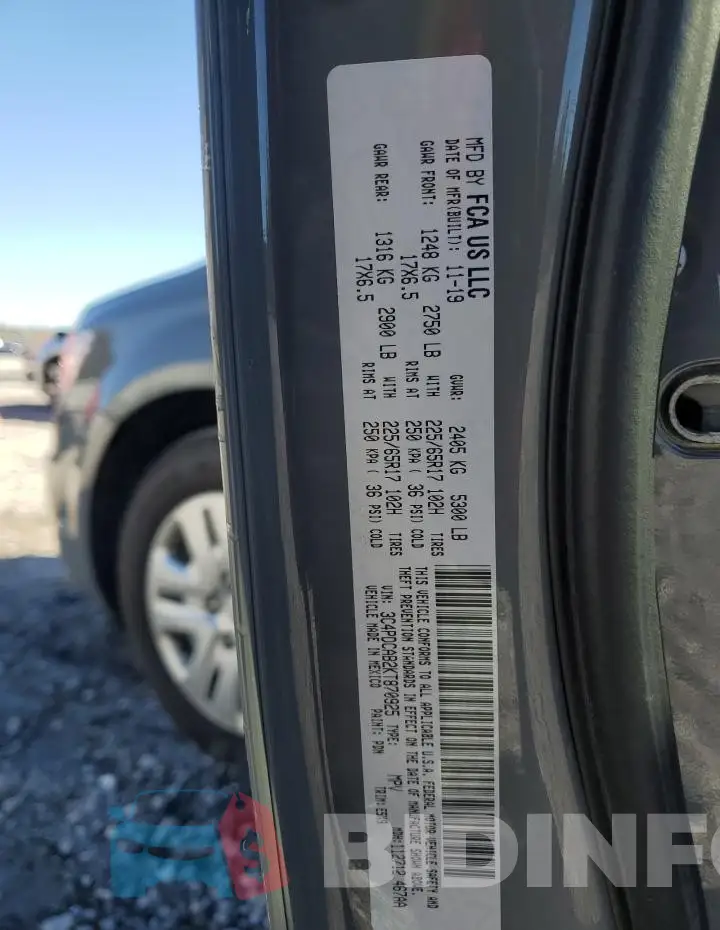 3C4PDCAB2KT870925 Photo# 13
