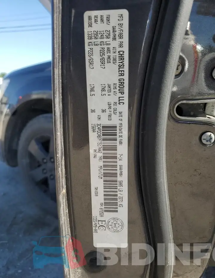 3C4PDCAB7FT517442 Photo# 13