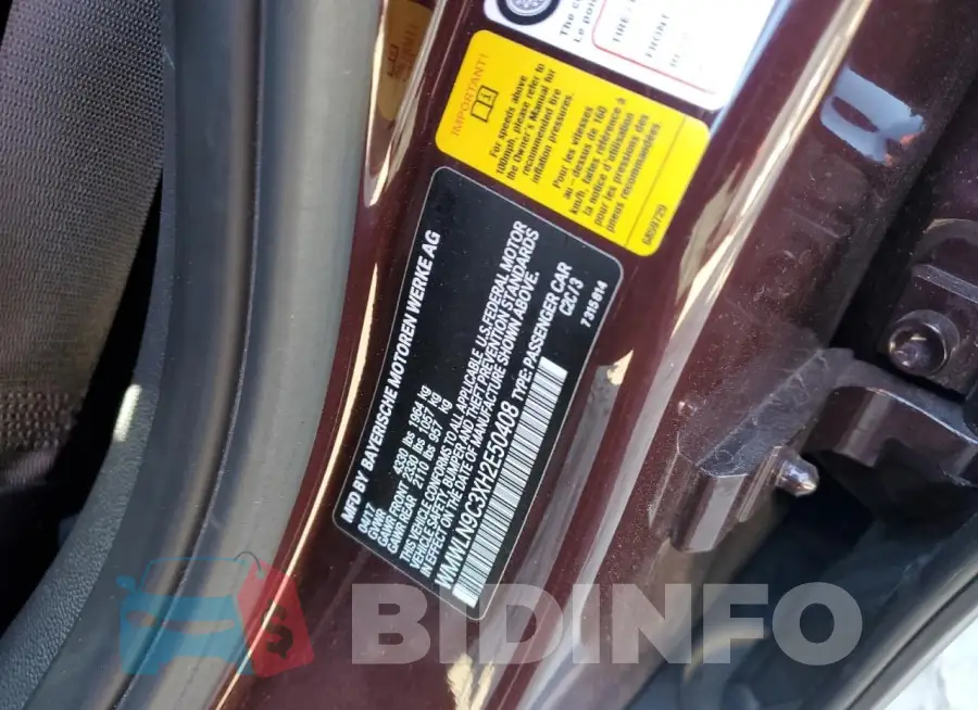 WMWLN9C3XH2E50408 Photo# 12