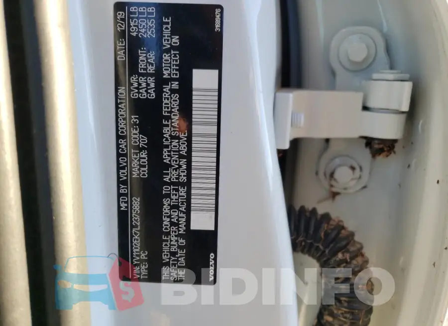 YV1102EK7L2375882 Photo# 13