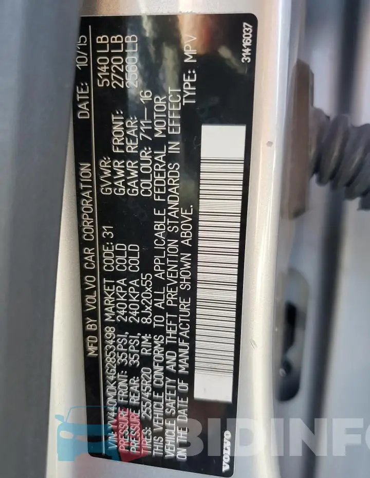 YV440MDK4G2853498 Photo# 14