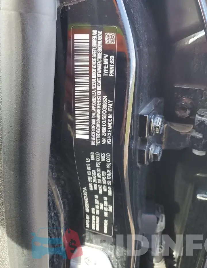 ZN661XUS5KX309824 Photo# 13
