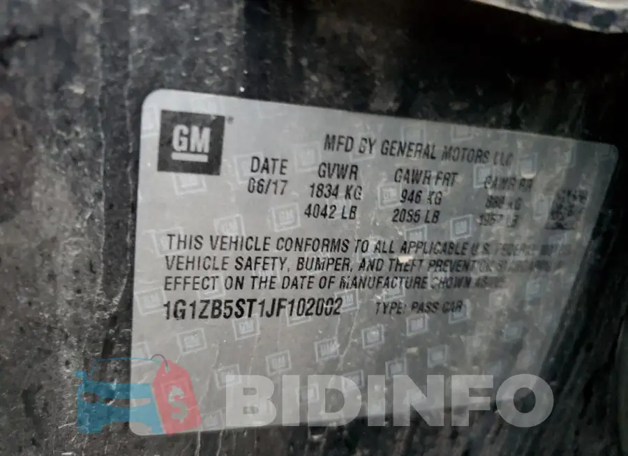 1G1ZB5ST1JF102002 Photo# 12