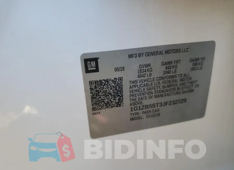 1G1ZB5ST3JF232329 Photo# 12