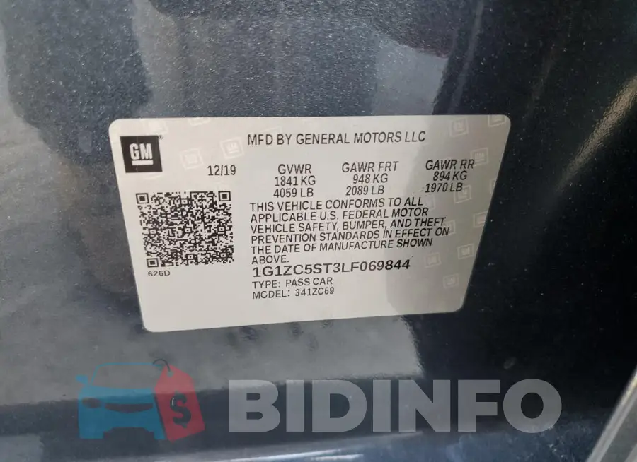 1G1ZC5ST3LF069844 Photo# 12