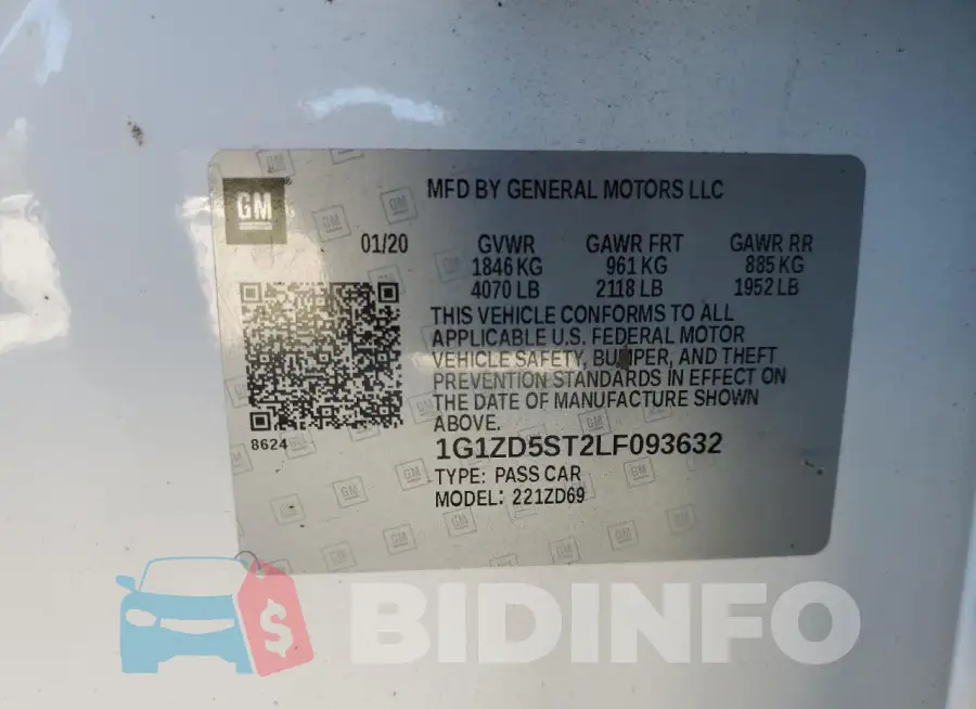 1G1ZD5ST2LF093632 Photo# 13