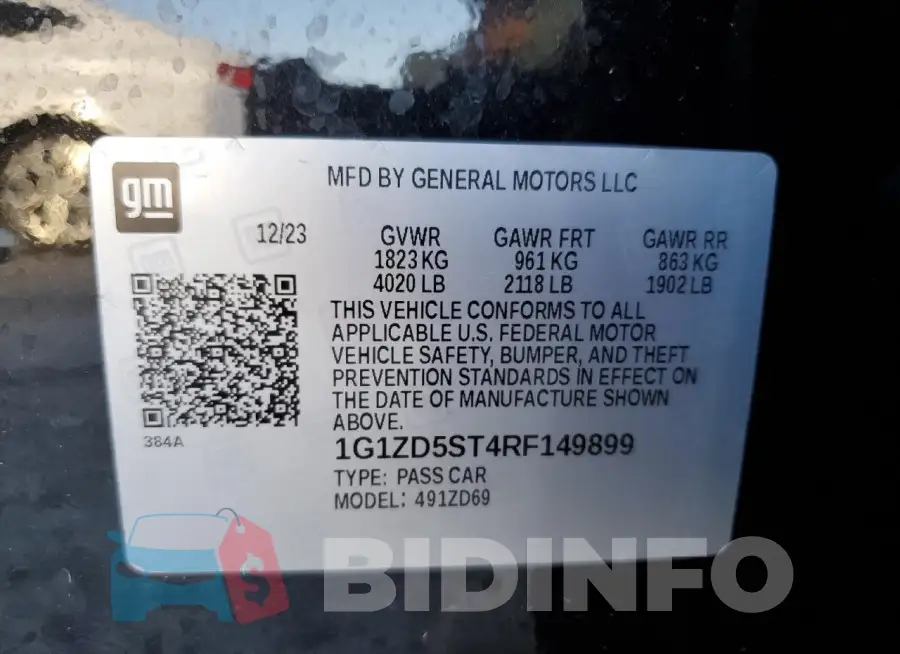 1G1ZD5ST4RF149899 Photo# 13