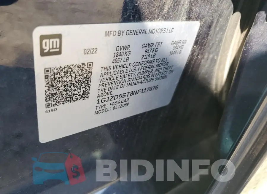 1G1ZD5ST8NF117676 Photo# 12