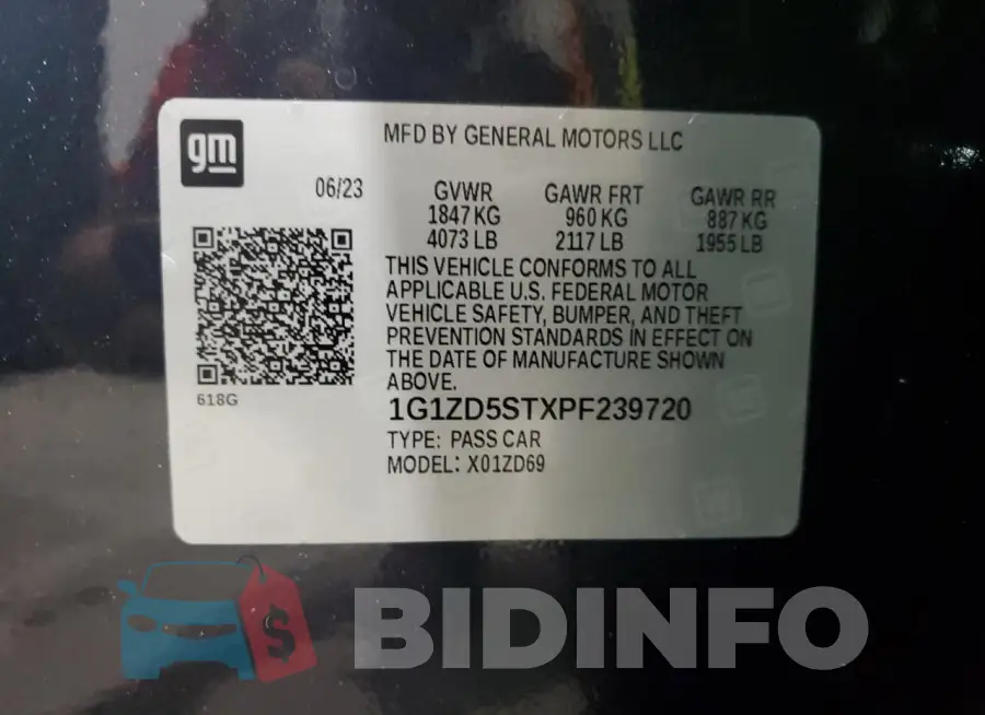 1G1ZD5STXPF239720 Photo# 13