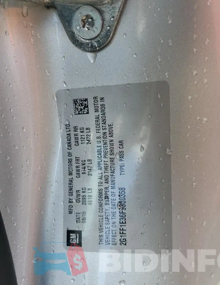 2G1FF1E36F9300358 Photo# 12