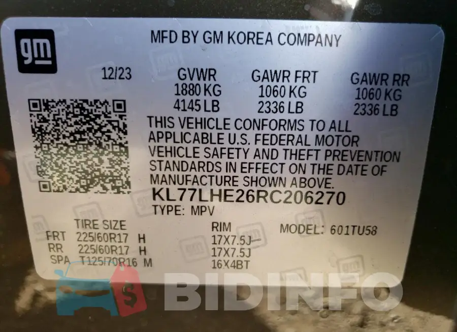 KL77LHE26RC206270 Photo# 12
