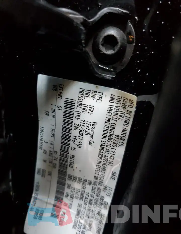 1FADP3F2XGL230733 Photo# 13