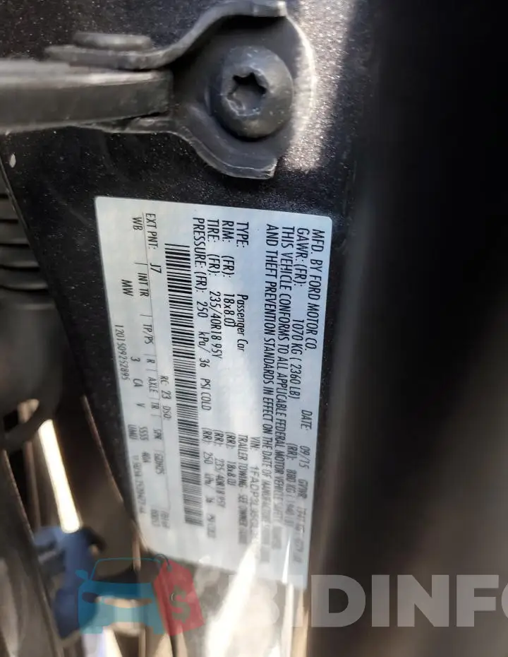 1FADP3L95GL215347 Photo# 12