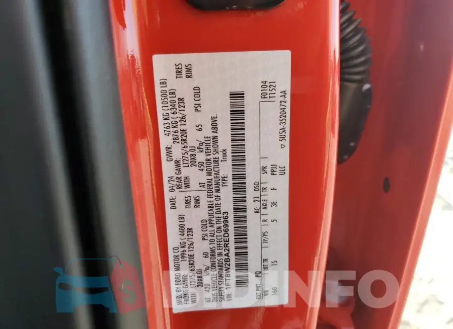 1FT8W2BA2RED69963 Photo# 12