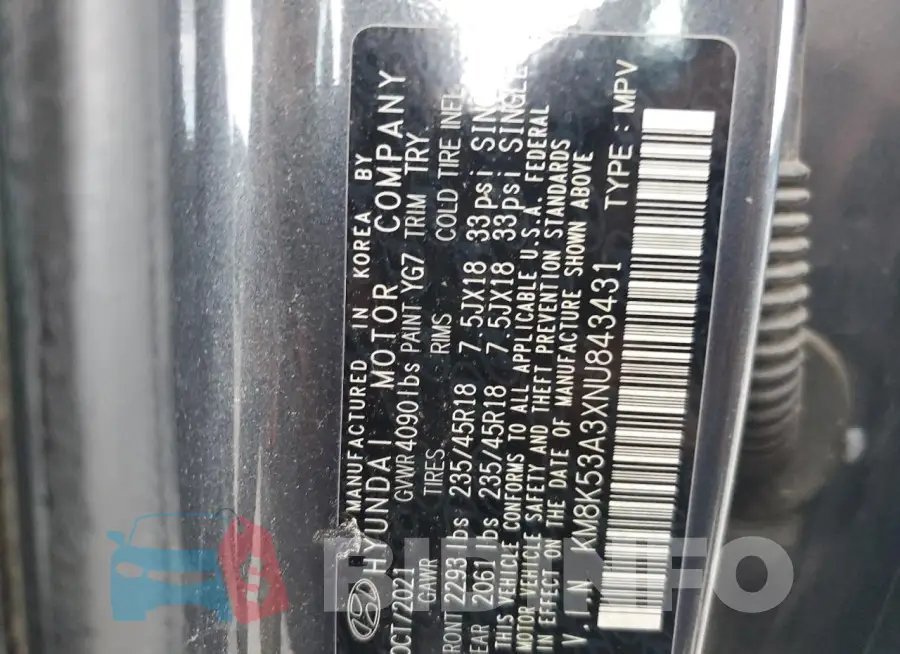 KM8K53A3XNU843431 Photo# 13