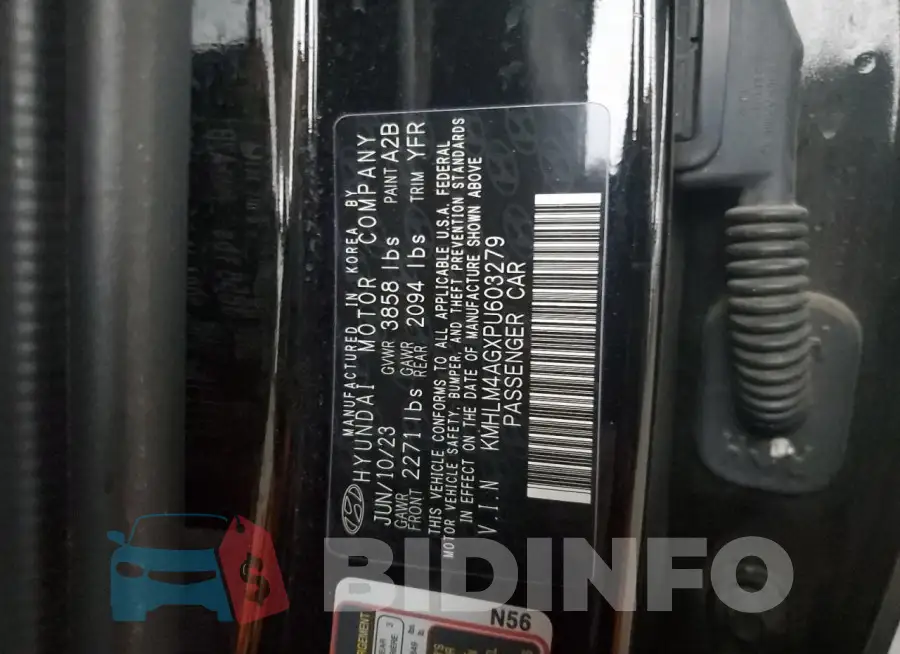 KMHLM4AGXPU603279 Photo# 13