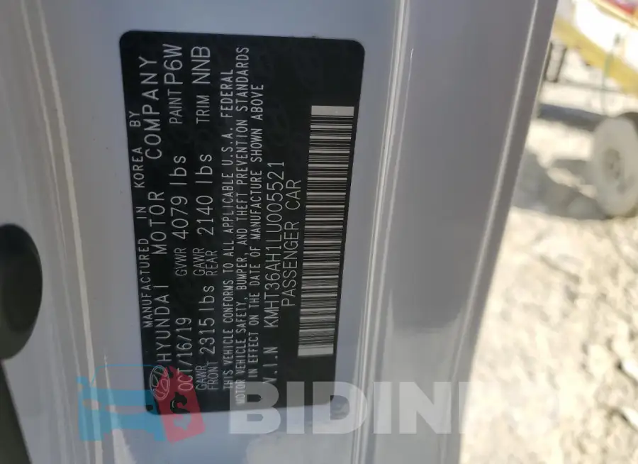 KMHT36AH1LU005521 Photo# 13