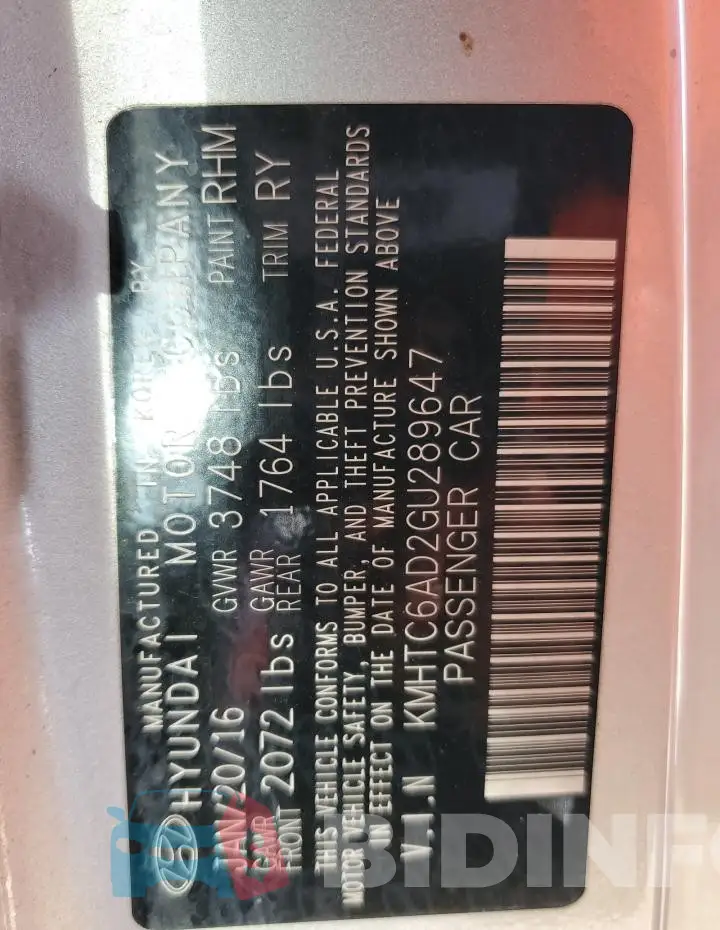 KMHTC6AD2GU289647 Photo# 12