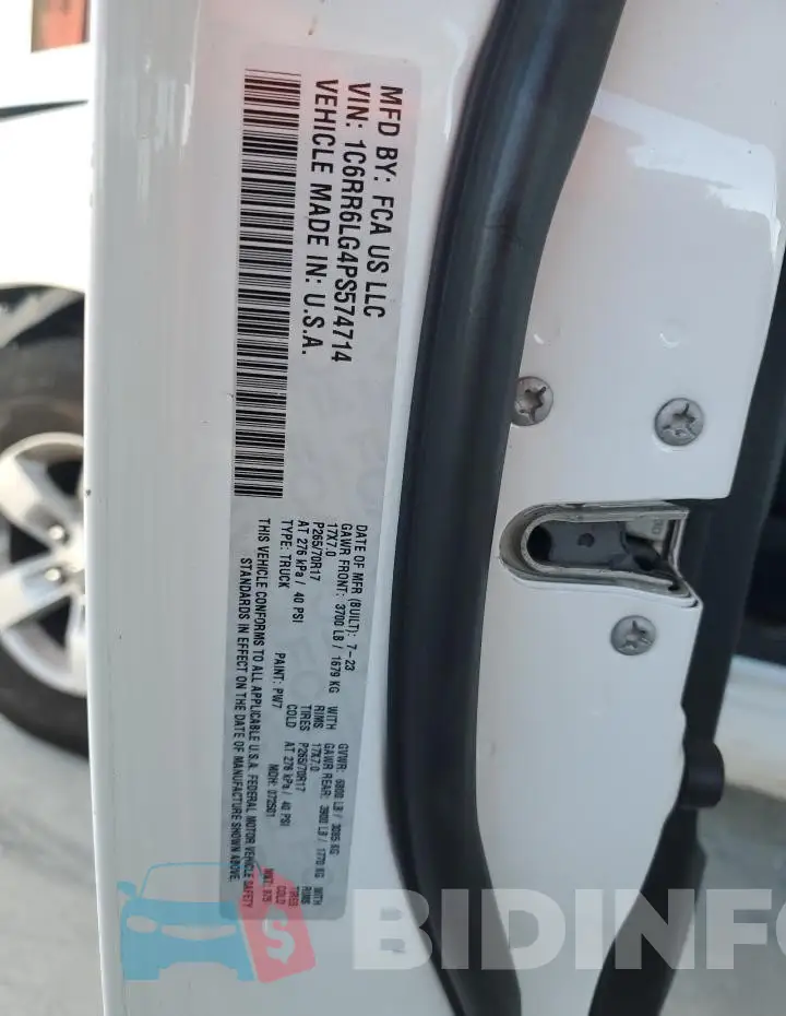 1C6RR6LG4PS574714 Photo# 13