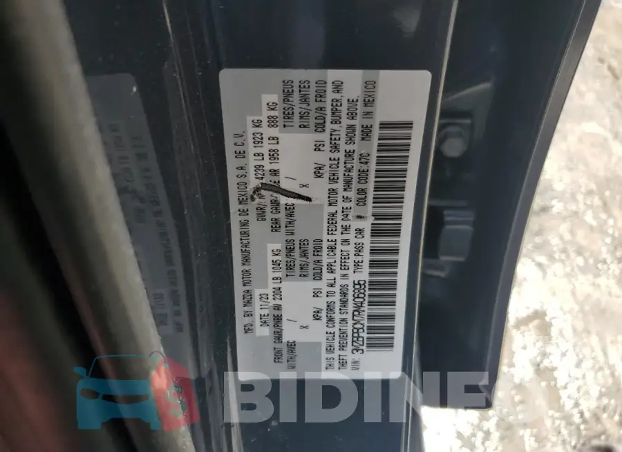 3MZBPBCM7RM406895 Photo# 13