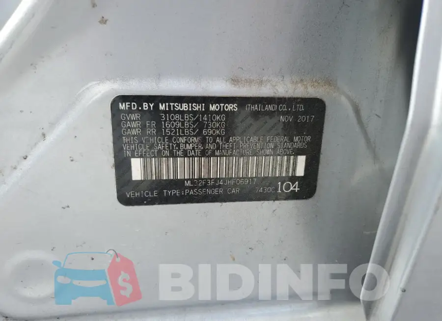 ML32F3FJ4JHF06917 Photo# 12