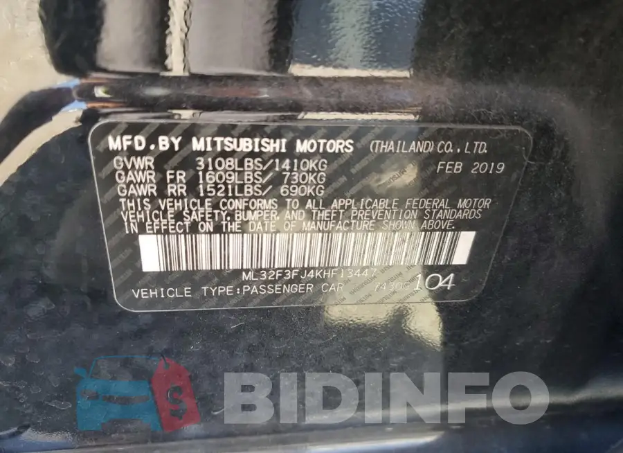 ML32F3FJ4KHF13447 Photo# 12