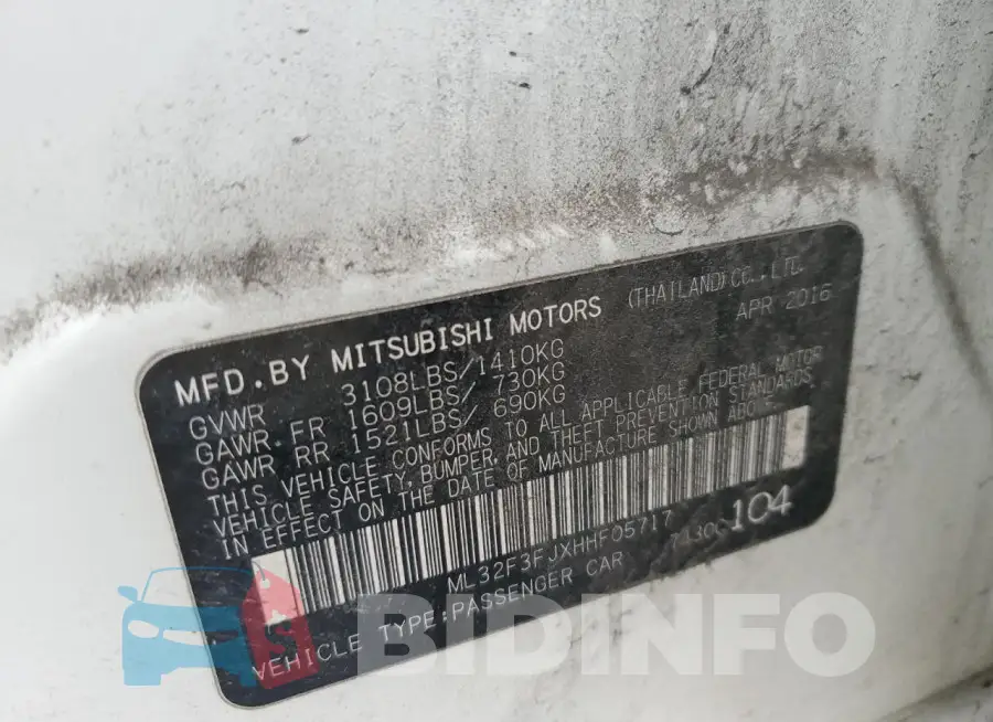 ML32F3FJXHHF05717 Photo# 12