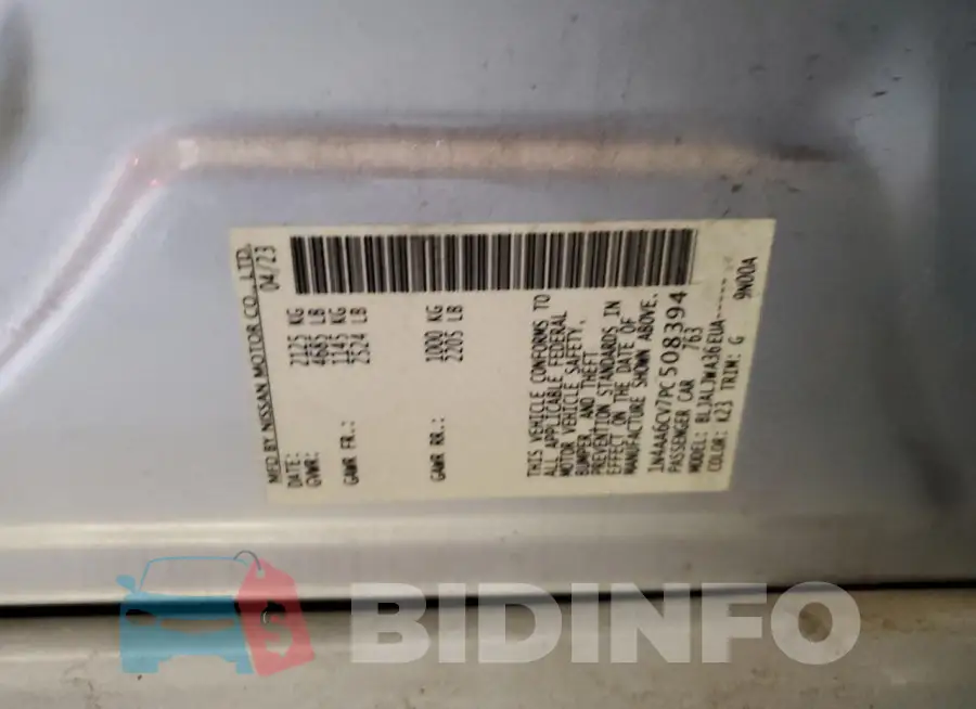 1N4AA6CV7PC508394 Photo# 13