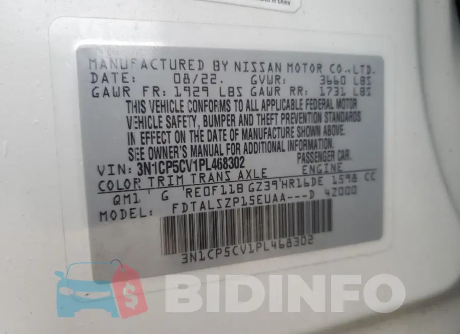 3N1CP5CV1PL468302 Photo# 12