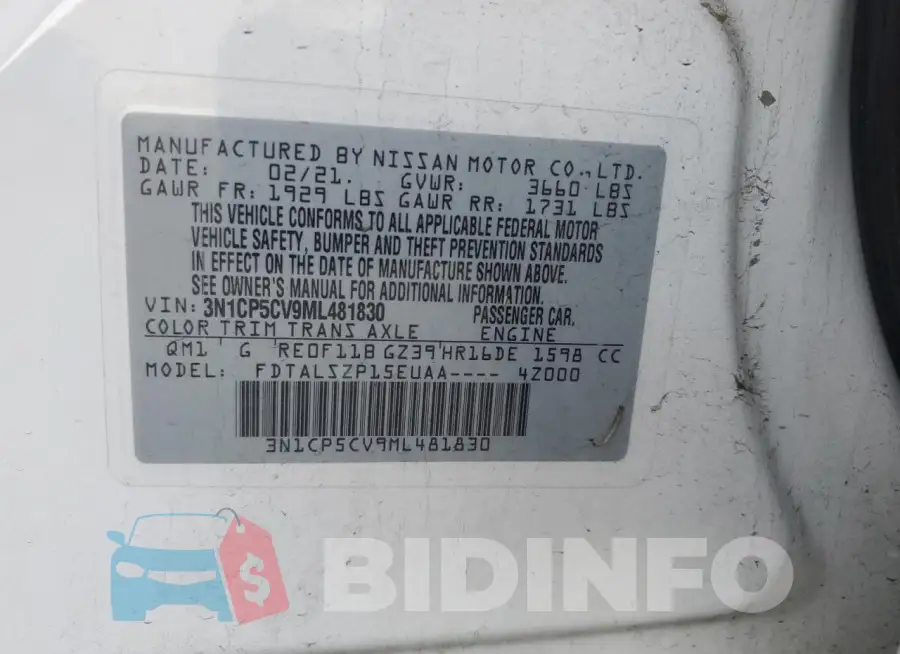 3N1CP5CV9ML481830 Photo# 13