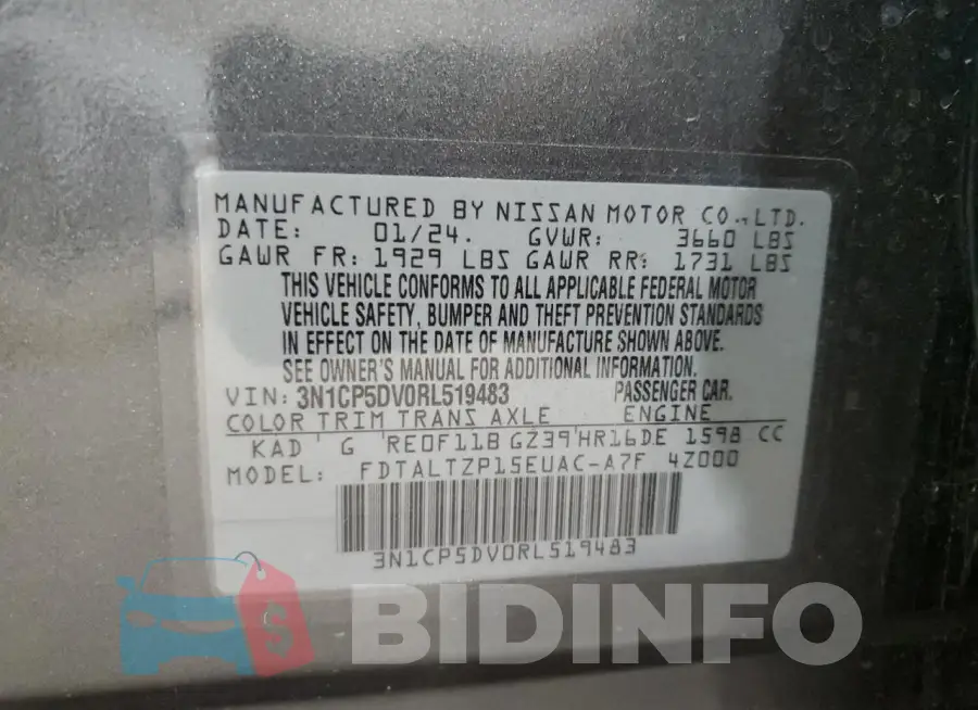 3N1CP5DV0RL519483 Photo# 12