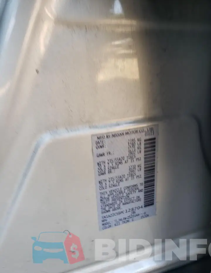 5N1AZ2CS6PC128704 Photo# 13