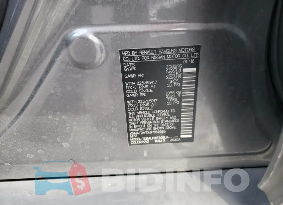 KNMAT2MTXJP554988 Photo# 14