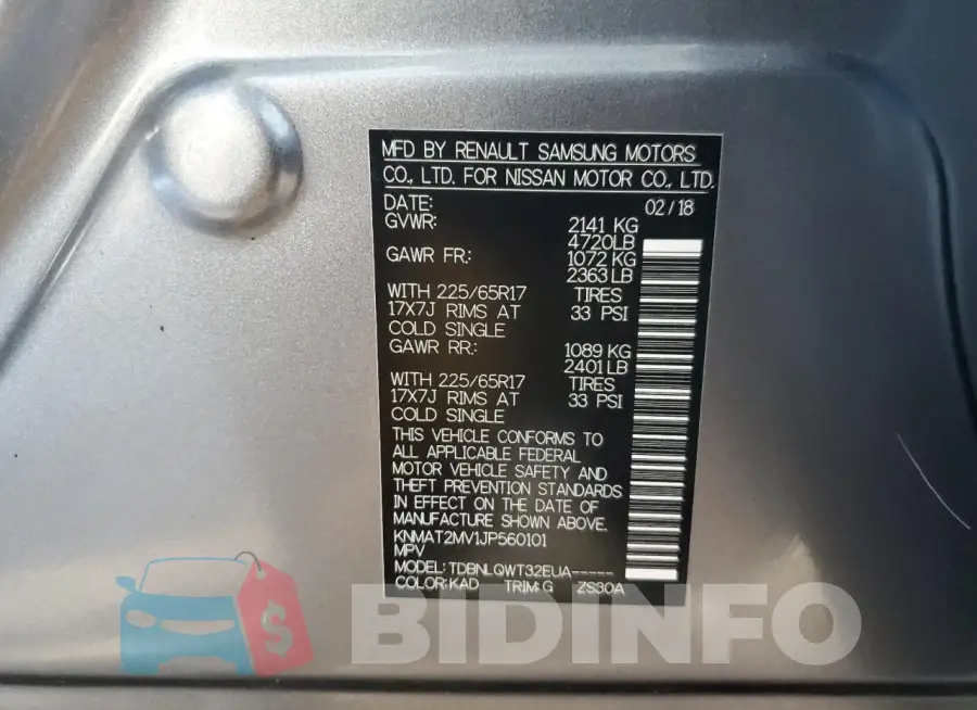 KNMAT2MV1JP560101 Photo# 13