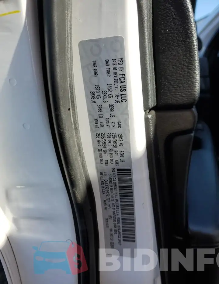 1C4RJFAG5HC701727 Photo# 12
